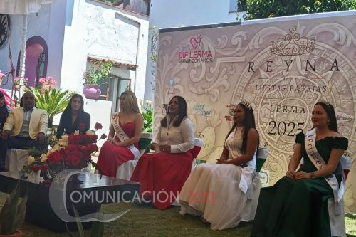Presentan convocatoria para el certamen “Reyna de las Fiestas Patrias Lerma 2025”